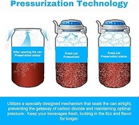 Resim Can Soda Için Kapaklar, Soda Kapakları Can Kapak Kapak Kapakları Için Kapaklar (ORANGE) 