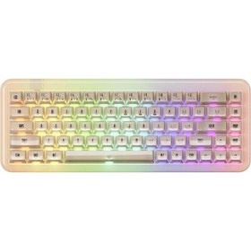Resim Akko Yu01 Antique Jade Rgb Kablosuz Hotswap Mekanik Gaming Klavye 