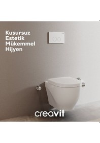 Resim Creavit Terra Mat Antrasit Boyalı Kumanda Paneli GP9002.04 Antrasit 