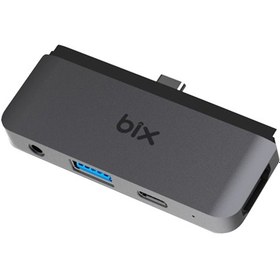 Resim Bix BX16HB Type-C USB 3.5mm Aux HDMI 4K Thunderbolt 3.0 PD Dönüştürücü Hub 