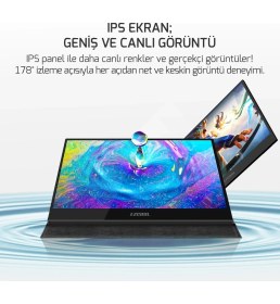 Resim Ezcool Lıte E15T 15,6’’ Touch 60HZ Fhd Portable 