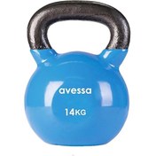 Resim Avessa 14 Kg Mavi Kettlebell Çaydanlık Dambıl 