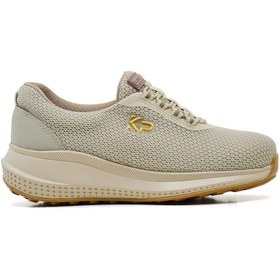 Resim King Paolo H5179 Kadın Lastikli Memory Foam Günlük Spor Ayakkabı Bej 
