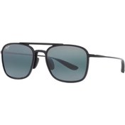Resim Maui Jim Mj 0447s 001 02 55 Polarize Erkek Pilot Siyah Kemik Güneş Gözlüğü Siyah 