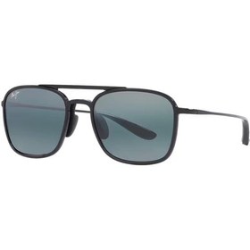 Resim Maui Jim Mj 0447s 001 02 55 Polarize Erkek Pilot Siyah Kemik Güneş Gözlüğü Siyah 