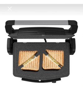 Resim Allians 1800W Siyah Tost Makinesi, Pratik ve Lezzetli Kahvaltılar Için 