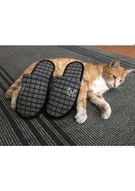 Resim Yumuşacık Erkek Ev Misafir Terliği Gri 