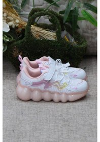 Resim Fort Cool Drew Anatomik Rahat Hafif Kız Çocuk Ayakkabı Beyaz-Pudra 