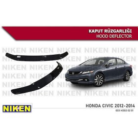 Resim Honda Civic Fb7 Için Uygundur Kaput Rüzgarlığı Koruyucu 2012 - 20 