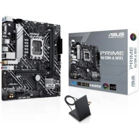 Resim Asus Prıme H610M-A Wıfı Ddr5 5600MHZ 1xvga 1xhdmı 1xdp 2xm.2 USB 3.2 Matx 1700P (12. /13. ve 14. Nesil Işlemci Uyumlu) 