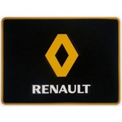 Resim Kaymaz Torpido Pedi Torpido Üzeri Kaydırmaz Ped Renault Baskılı 