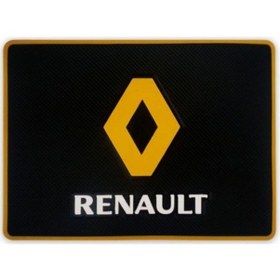 Resim Kaymaz Torpido Pedi Torpido Üzeri Kaydırmaz Ped Renault Baskılı 