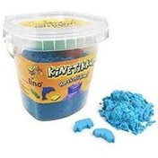 Resim Lino Kinetik Kum Mavi 500 Gr Kova 3 Kalıplı 