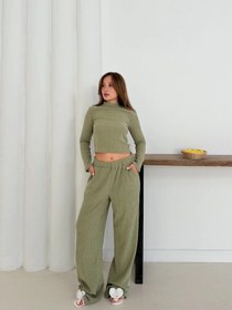 Resim By Mop Balıkçı Yaka Örme Takım Mint St265865 Mint 