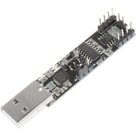 Resim 3in1 5V 3.3V USB - RS485 RS232 TTL Seri Port Dönüştürücü Modülü 