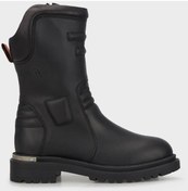 Resim Harley Davidson Bayan Bot 021z100571 Black Deri Siyah Deri 