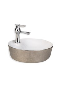 Resim Eva Banyo Lena E-5001G Tezgah Üstü Porselen Lavabo 