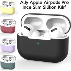 Resim Ally Apple Uyumlu AirPods Pro Ince Slim Silikon Kilif 406701269 
