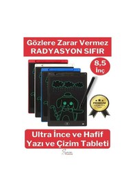 Resim Writing Tablet Lcd 8.5 Dijital Kalemli Yazı Tahtası Grafik Not Yazma Eğitim 