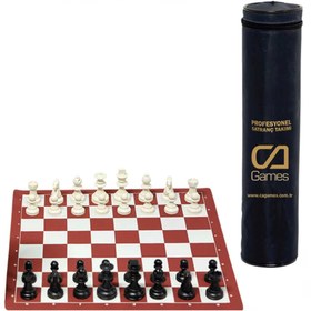 Resim Nessiworld Çantalı Büyük Boy Profesyonel Satranç Takımı 