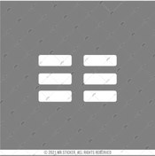 Resim Bay Etiket Rfhlm147-reflektif Seritler 6'li Paket 