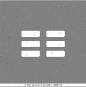 Resim Bay Etiket Rfhlm147-reflektif Seritler 6'li Paket 