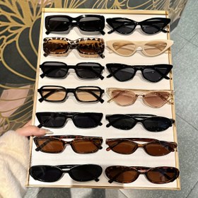 Resim 14 Parça Kadın Karışık Moda Gözlük Seti/Dayanıklı PC Malzeme/Günlük Kullanım/Siyah, Kaplumbağa Kabuğu ve Leopar Desenli Çerçeveler/Kız Kardeşler ve Çiftler İçin Mükemmel Hediye 