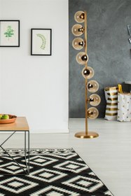 Resim Lumexx SİMAY 8 Lİ ESKİTME BAL CAMLI LAMBADER 