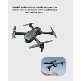 Resim Svoria Store Wi-Fi Bağlantılı 4K Drone Katlanabilir ve 360° Takla Özellikli 