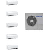 Resim Samsung Wind Free Multi 1+5 Sistem AJ100TXJ5KH/EA 7+7+7+7+18 BTU Duvar Tipi Klima 