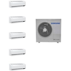 Resim Samsung Wind Free Multi 1+5 Sistem (AJ100TXJ5KH/EA) 7+7+7+7+18 Btu 10 Kw Dış Ünite 