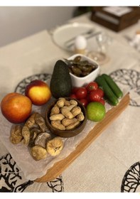 Resim Lux Kayın Ağacı Dikdörtgen Ayaklı Sunum Tahtası Ahşap Servis Tabağı Kesme Tahtası Ahşap 