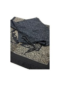 Resim Bohçaya Ve Mevlide Uygun Başörtülü Seccade Seti - Tesbihli - Siyah 