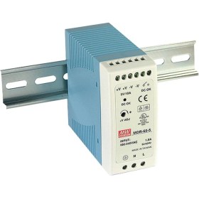 Resim Mena Rise Meanwell Mdr-60-24 Güç Kaynağı - 60W 24V 2,5A - Minyatür 