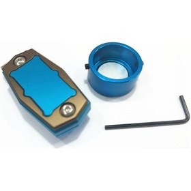 Resim Shineyee Magneetik Metal Bilardo Krem Tutucu - Dairesel Mavi Ve Kahve Renkli, Sağlam Tutma Ve Organizasyon İçin Aksesuar 