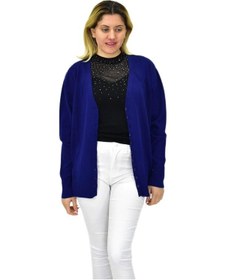 Resim Kadın Triko Spor Hırka Bgl-st04087 Lacivert 