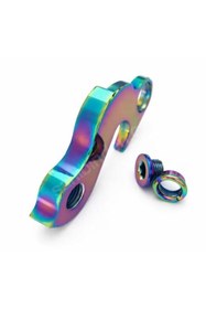 Resim SARİSSA BİSİKLET Carraro-Argon18 Kadro Kulağı Bisiklet Aktarıcı Kulağı Kadro Kulağı Titanyum Rainbow Kadro Kulağı 