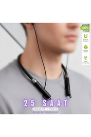 Resim Soffany AP-18 AP-18 Magnet Serisi Boyun Askılı Bluetooth 5.3 Kulaklık Siyah 