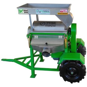 Resim Yeşil SMT1000 220w 4 hp 1000kg/s Römork Tipi Salça Makinası 