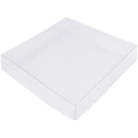 Resim Asetat Kutu Bubble Mum Kutusu 20X20X3.5 CM (10 Adet) 
