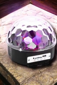 Resim teknodayım Kompakt Tasarımlı, Telefon Kontrollü Disko Topu Işıkları 