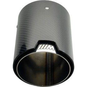 Resim Monlion 101MM M Model 5d Carbon Fiber Kaplama Tekli Egzoz Ucu 