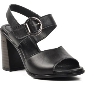 Resim Voyager Siyah Kadın Topuklu Sandalet Çok Renkli 