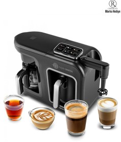 Resim Karaca 6in1 Türk Kahve Makinesi Közde Türk Kahvesi, Latte Türk– Cappuccino Türk Kahve Makinesi 