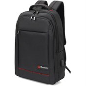Resim Mack MCC-007 17.3 inç Office USB Girişli Notebook Sırt Çantası Siyah 