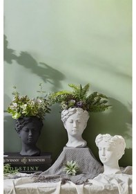 Resim Dekoratif Vazo Seti Obje Ev Dekorasyon Masa Üstü Dekor Vazo Seti Model 37 Beyaz Siyah Bej Beyaz Siyah Bej 