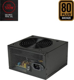 Resim 500W 80+ Plus Bronze Power Supply Pc Güç Kaynağı 