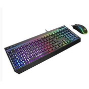 Resim Rampage KM-R57 Siyah RGB Q 12800 DPI Klavye Mouse Gaming Set 