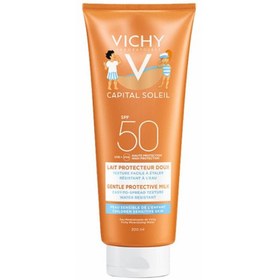 Resim Vichy capital soleil spf 50+ çocuklar i̇çin yüz ve vücut güneş sütü 300 ml 