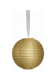 Resim 35 Cm Metalik Altın Gold Büyük Japon Feneri Çin Feneri Parti Dekorasyonu Diğer 